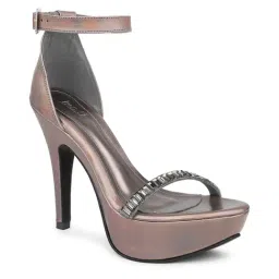 Inc.5 Women's Pewter Ankle Strap Stilettos-picture-42