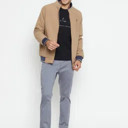 Cantabil Brown & Navy Regular Fit Reversible Jacket image 5