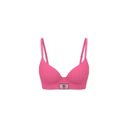 victoria's secret intimates Victoria's Secret The T-Shirt Perfect Shape Shine Patch Pink Push-Up Bra image 3