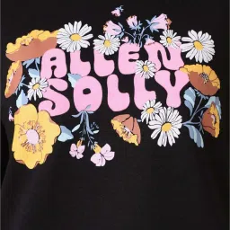 Allen Solly Black Floral Print Sweatshirt image 5