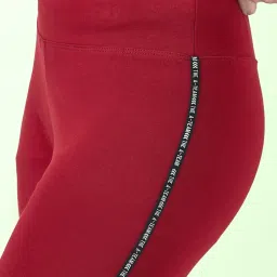 Ajile by Pantaloons Maroon Cotton Tights image 5