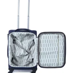 Teakwood Leathers Blue Soft Case Large Trolley Bag - 95.5Ltrs image 5