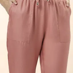 Honey by Pantaloons Pink Mid Rise Pants image 5
