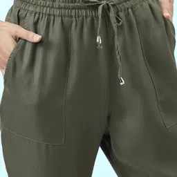 Honey by Pantaloons Green Mid Rise Pants image 5