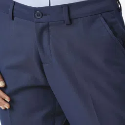 Annabelle by Pantaloons Blue Mid Rise Trousers image 5