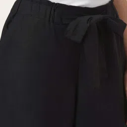 Honey by Pantaloons Black High Rise Cropped Pants image 5