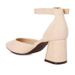 London Rag Women's Beige Ankle Strap Sandals image 5