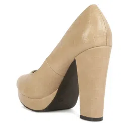 London Rag Women's Beige Casual Pumps image 5