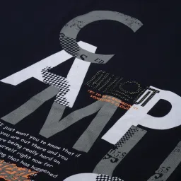 showoffff Showoff Navy Blue Regular Fit Printed Sweatshirt image 5