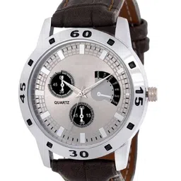 Miss Perfect Unisex Embellished Dial & Leather Textured Straps Analogue Watch-picture-39