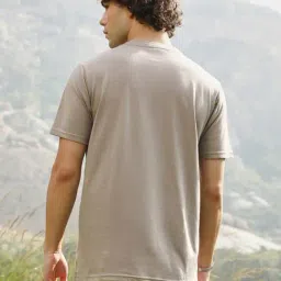 Campus Sutra Grey Regular Fit T-Shirt image 2