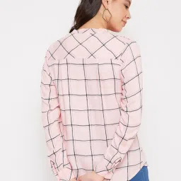 Crimsoune Club Pink Checks Shirt image 2
