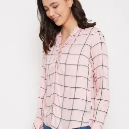 Crimsoune Club Pink Checks Shirt image 3