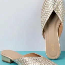 Inc.5 Women's Gold Mule Shoes-picture-46