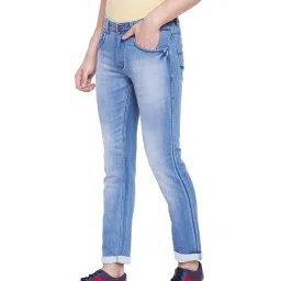 Duke Blue Lightly Washed Jeans image 3