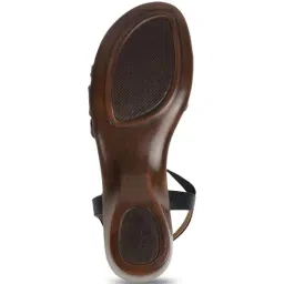 Metro Women's Black Ankle Strap Sandals image 5