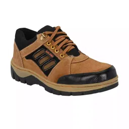 JK Steel Safety Shoes Steel Toe Air Mix Sole Mid Ankle Tan Suede Size UK 10, JKPSF151TAN10-picture-11
