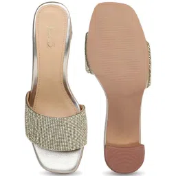 Inc.5 Women's Golden Ethnic Sandals image 3