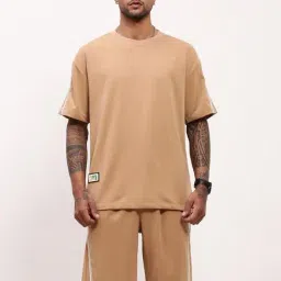 showoffff Showoff Brown Cotton Relaxed Fit Co-Ord Set-picture-17