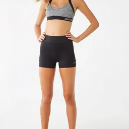 Forever 21 Black Regular Fit Biker Shorts image 5