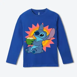 YK Disney Kids Printed Pure Cotton Applique T-shirt-picture-43