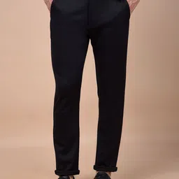 Crimsoune Club Men Textured Slim Fit Chinos Trousers-picture-19