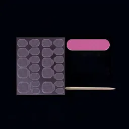 The Pink Truck Set of 24 Reusable Press-On False Nails Kit image 4