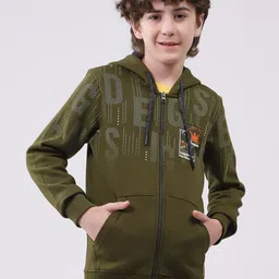 Monte Carlo Boys Printed Hooded Full Sleeve Sweatshirt-image-74