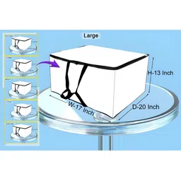 Stylista Beige Set of 3 Water Resistant Core Organisers image 3