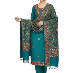 Vrinde Embroidered Unstitched Dress Material-picture-26