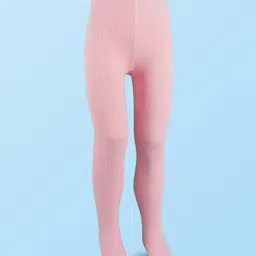 Cute Walk By Babyhug Antibacterial Footed Solid Color Tights - Pink-picture-20