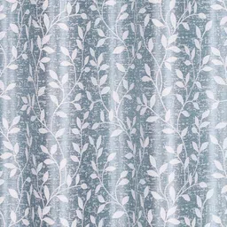 REYANSH DECOR Grey Set of 2 Floral Room Darkening Window Curtain image 3