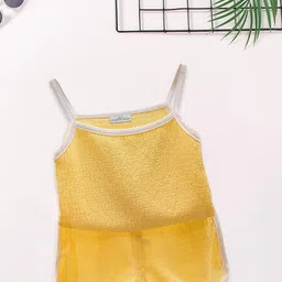 FOREVER FRIDAY Girls Shoulder Straps Top With Shorts-image-57