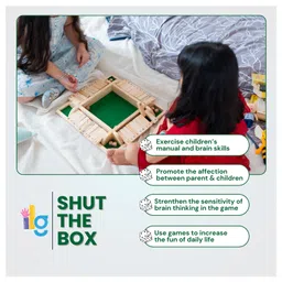 ilearnngrow Shut the box-Multicolor image 2