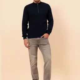Cantabil Men Ribbed Pullover image 3