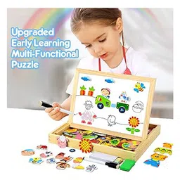 Arcade Toys Wooden Magnetic Board Puzzle(70 pcs) - Multicolour image 3