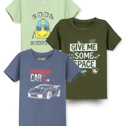 RASPY Boys 3 Printed Pure Cotton T-shirt-picture-10