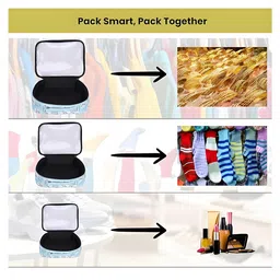 Echo Boomers Sky Blue Box Travel Kit - Insulated Portable Bag with Panda Print image 5