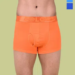 COLORS by Rupa Frontline Pack Of 3 Mid-Rise Short Trunks-picture-37