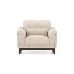 urban ladder Colby 1 seater Fabric Sofa in Beige image 2