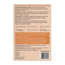 Wellbeing Nutrition Melts Energy Mocha | Arabica Coffee, CurcuWIN®, Folate and Vitamin B12 for Sustained Energy, Enhanced Focus & Improved Cognitive Health | Chocolate (15 Oral Thin Strips) image 2