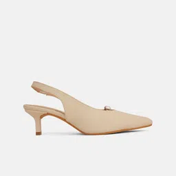 DROP BOLD Embellished Kitten Sandals image 4