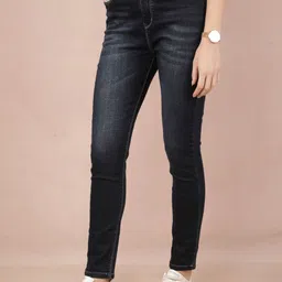 Crimsoune Club Women Skinny Fit Light Fade Stretchable Jeans image 5