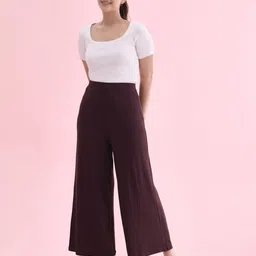 Go Colors Women Solid Palazzo-picture-24
