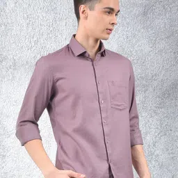 Crimsoune Club Spread Collar Slim Fit Casual Shirt-picture-11