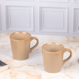 TYOOHAR Brown 2 Piece Ceramic Core Coffee Mugs-picture-3