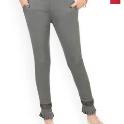 Fessist Women Relaxed Slim Fit Easy Wash Pleated Trousers-picture-37