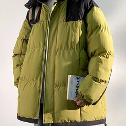 Mast & Harbour Men Colourblocked Lightweight Puffer Jacket image 4