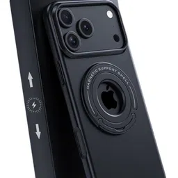 Luxury Kase iPhone 17 Pro Premium Magnetic Support Shell Case with Built-in Kickstand image 3