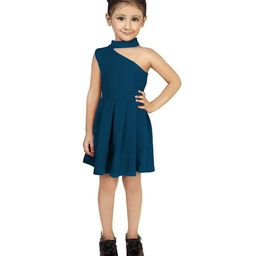 Anneca One Shoulder Fit & Flare Dress-picture-4